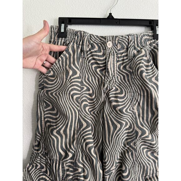 Urban Outfitters BDG Y2K Retro Swirl Print Utility Cargo Jogger Pants Size Small - Picture 9 of 15